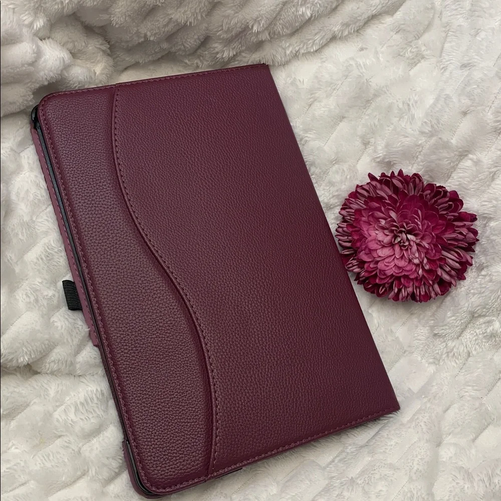 🌹Fintie • NWT GALAXY TAB Faux Leather Purple Protective Tablet Case • •